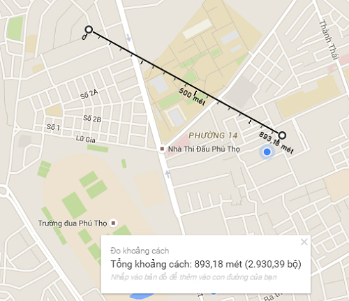 cách đo khoảng cách trên Google Map 1